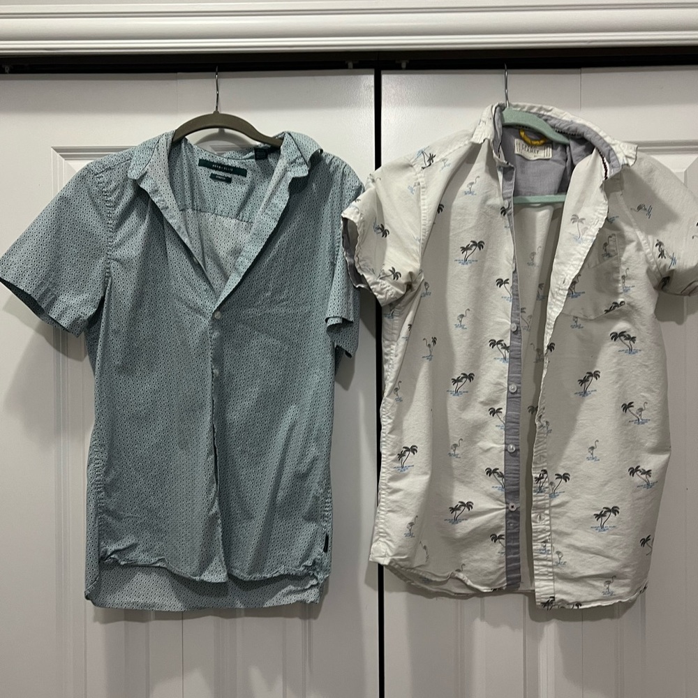 2 mens shirts - size small